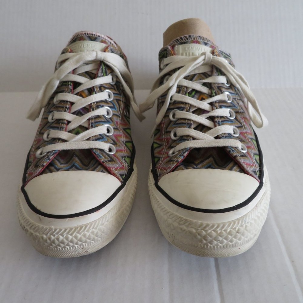 Converse X Missoni-ZigZag Chevron Low Top Sneaker/Tennis Shoe, Sz 8 Women - Picture 3 of 16